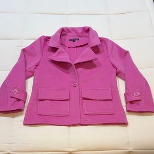 Boston Proper Pink Pea Coat